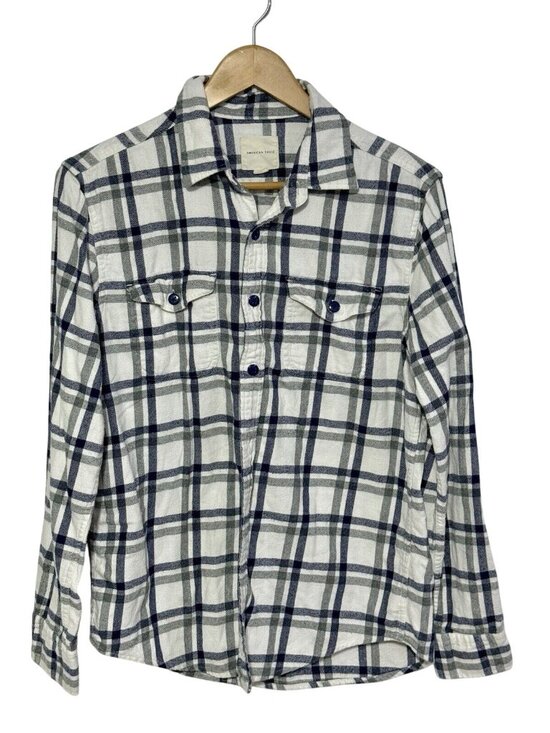 American Eagle Outfitters Other - American Eagle Men's M Button Shirt Long Sleeve Plaid Multicolor Flannel Plaid